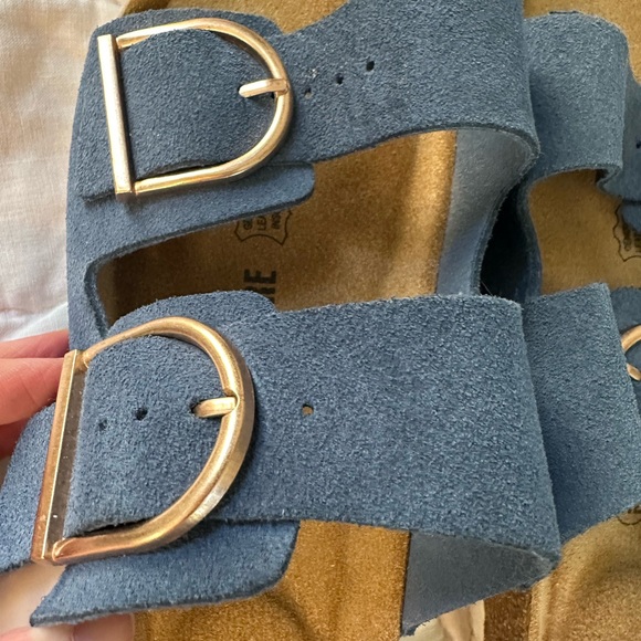 CUSHIONAIRE Legacy Cork Footbed Sandals for Women – Leather Double Strap 7 - Picture 3 of 6